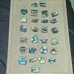 New In Bag Sports Croc Charms